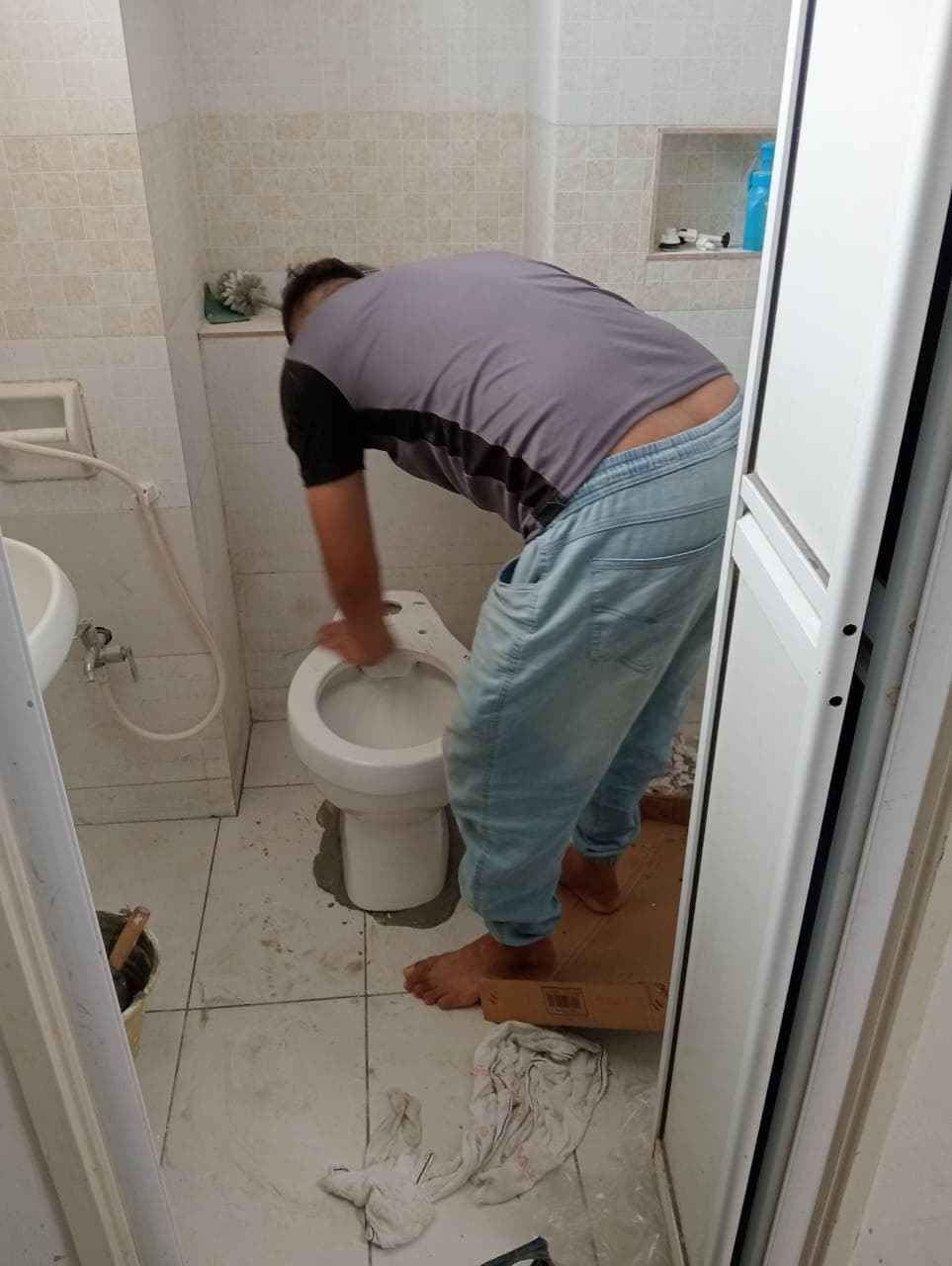 Toilet repair completed by June Deco in Cheras